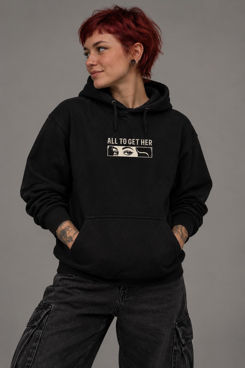 Snake Woman Hoodie, product photo