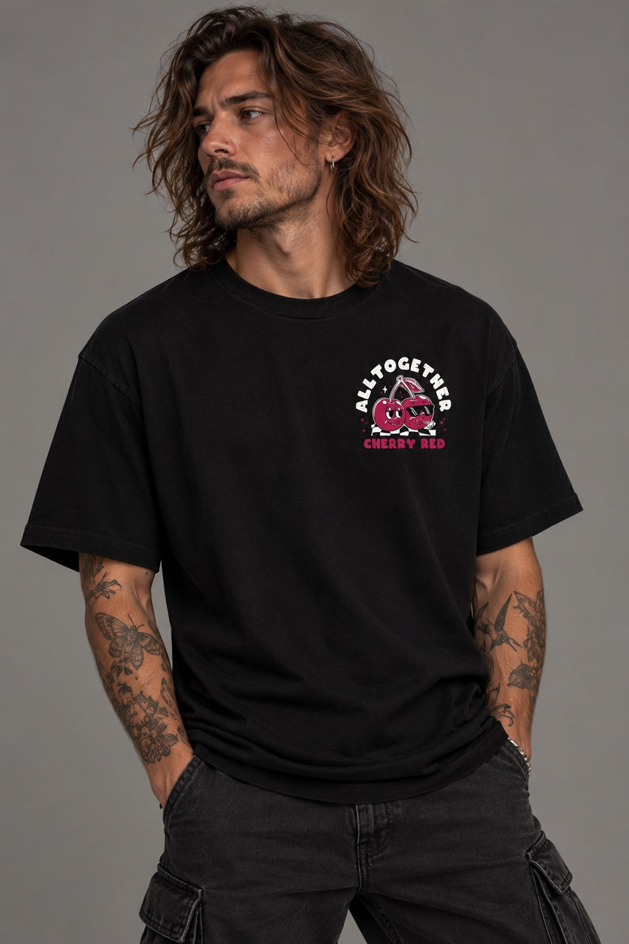 Cherry Red Tee, product photo