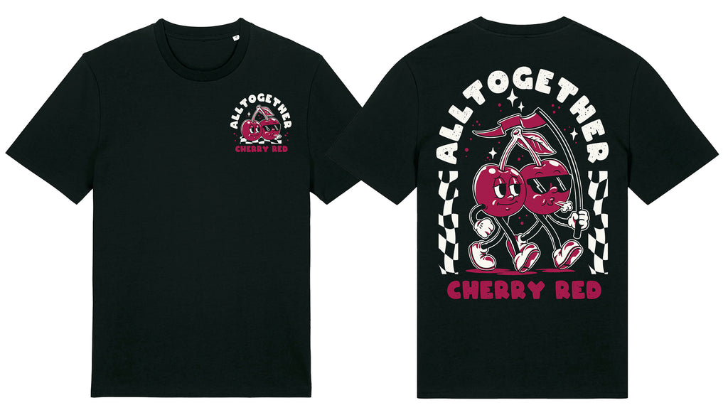 Cherry Red Tee, product mockup