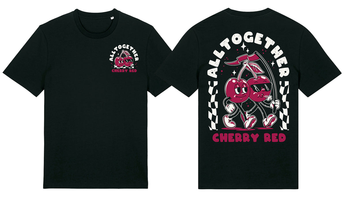Cherry Red Tee, product mockup